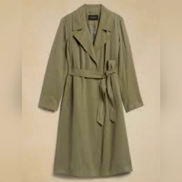 Banana Republic Soft‎ Trench Coat women's - Picture 1 of 8